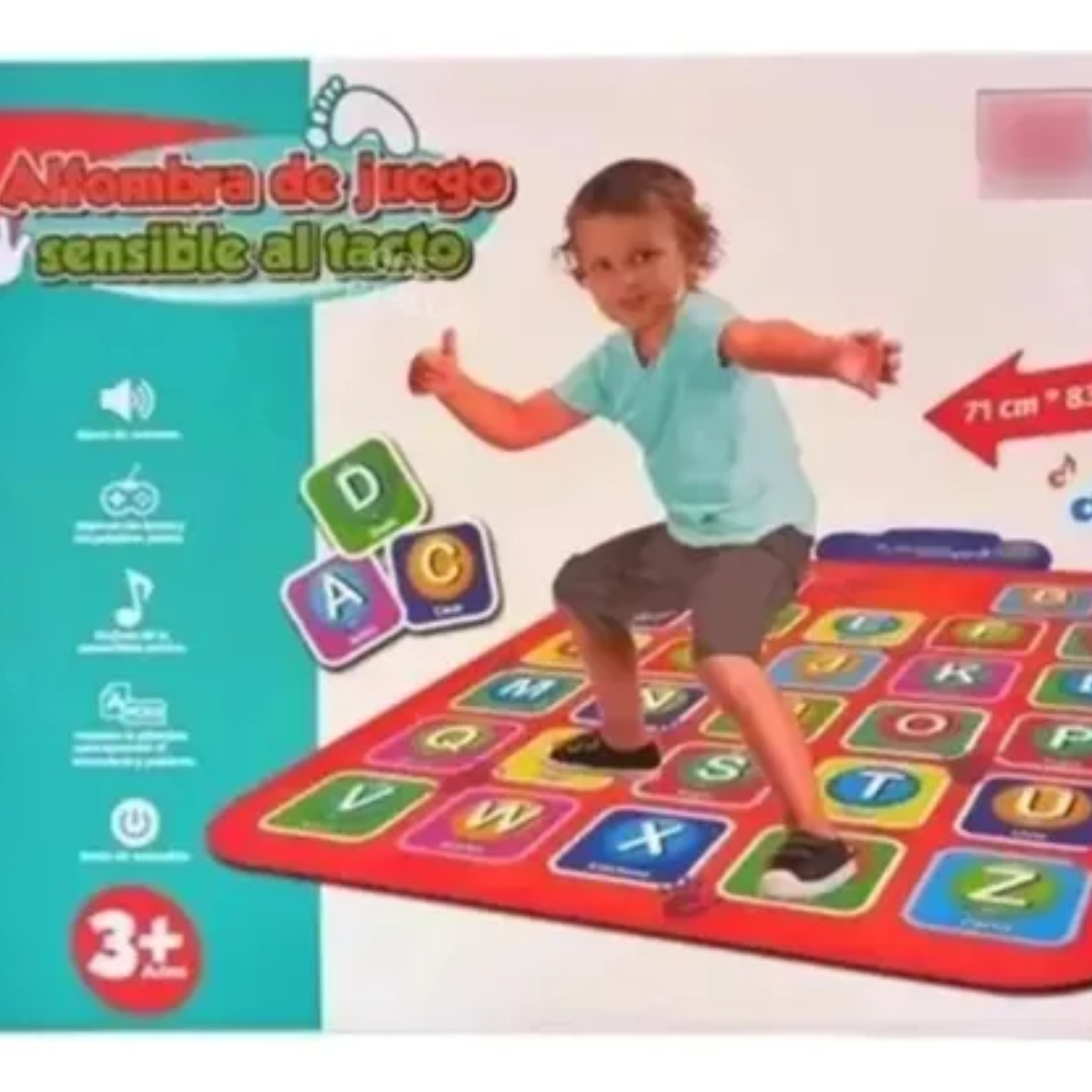 Tapete abc Mágico Niño Didáctico